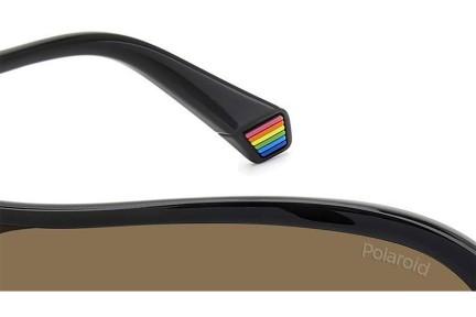 Sončna očala Polaroid PLD6216/S 807/SP Polarized Enojna leča | Shield Črna