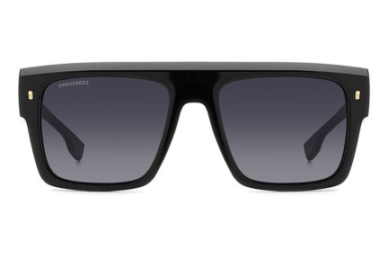 Sončna očala Dsquared2 D20127/S 807/9O Flat Top Črna