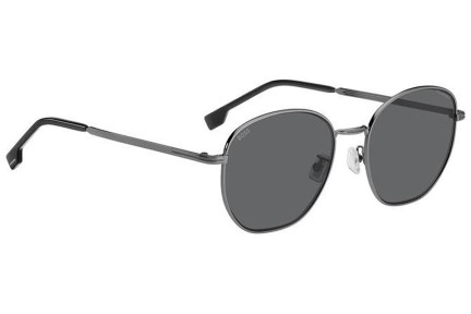 Sončna očala BOSS BOSS1671/F/SK KJ1/M9 Polarized Okrogla Siva