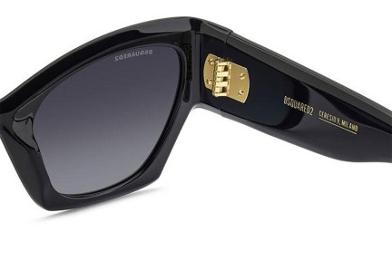 Sončna očala Dsquared2 D20132/S 807/9O Cat Eye Črna