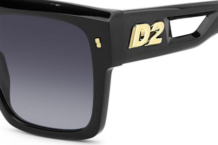 Sončna očala Dsquared2 D20127/S 807/9O Flat Top Črna