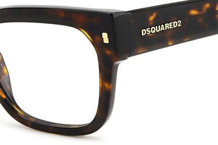 Očala Dsquared2 D20129 086 Pravokotna Havana