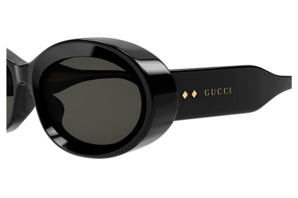 Sončna očala Gucci GG1527S 001 Okrogla Črna