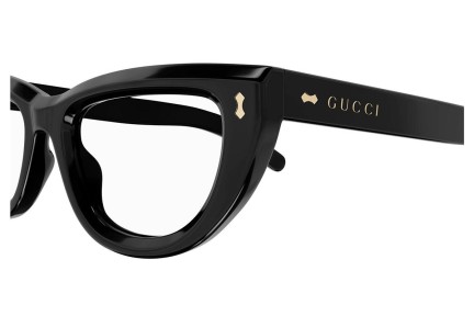 Očala Gucci GG1521O 001 Cat Eye Črna