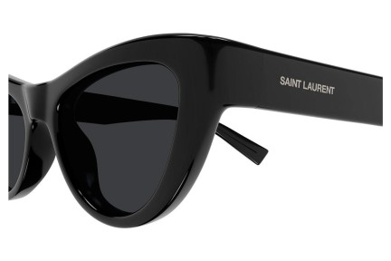 Sončna očala Saint Laurent SL676 001 Cat Eye Črna