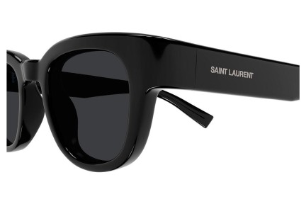 Sončna očala Saint Laurent SL675 001 Ovalna Črna