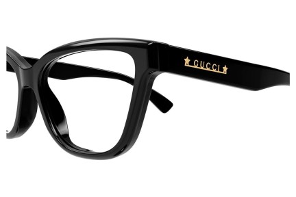 Očala Gucci GG1589O 001 Cat Eye Črna