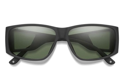 Sončna očala Smith MONROEPEAK 003/L7 Polarized Pravokotna Črna