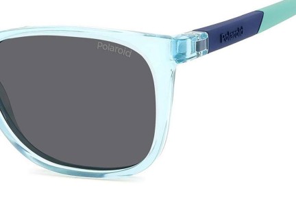 Sončna očala Polaroid Junior PLD8058/S MVU/M9 Polarized Pravokotna Modra