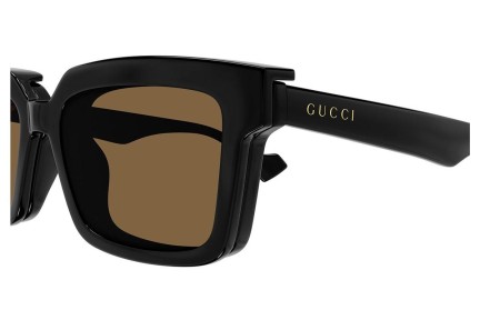 Sončna očala Gucci GG1543S 004 Pravokotna Črna