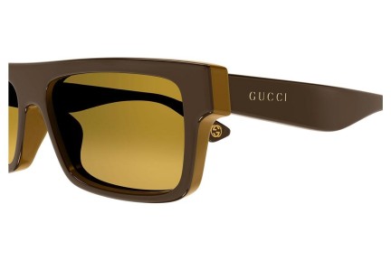 Sončna očala Gucci GG1616S 002 Kvadratna Rjava