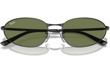 Sončna očala Ray-Ban RB3734 002/B1 Ovalna Črna