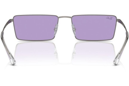 Sončna očala Ray-Ban RB3741 004/1A Pravokotna Siva