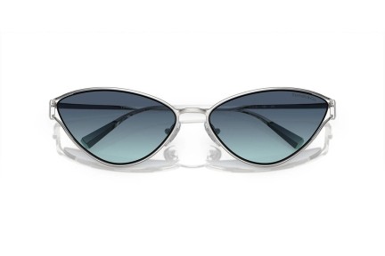 Sončna očala Tiffany & Co. TF3095 60019S Cat Eye Srebrna