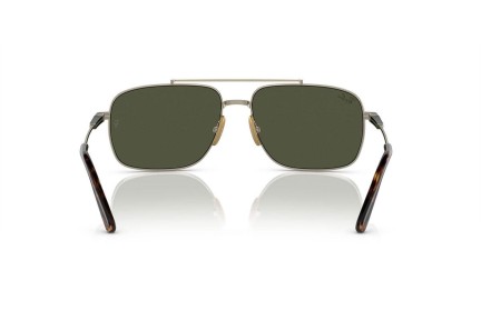 Sončna očala Ray-Ban Michael Titanium RB8096 926531 Pravokotna Rjava