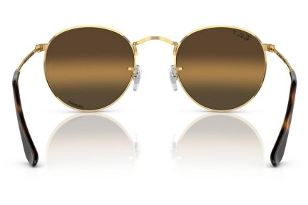 Sončna očala Ray-Ban Round Metal RB3447 001/G5 Polarized Okrogla Zlata