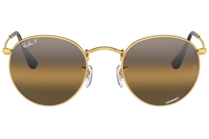 Sončna očala Ray-Ban Round Metal RB3447 001/G5 Polarized Okrogla Zlata