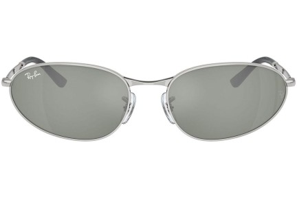 Sončna očala Ray-Ban RB3734 003/40 Ovalna Srebrna