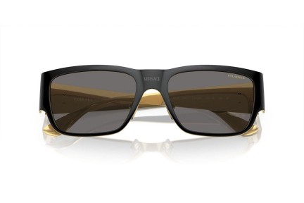 Sončna očala Versace VE2262 143381 Polarized Kvadratna Črna