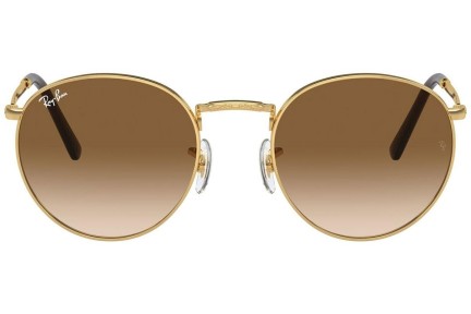 Sončna očala Ray-Ban New Round RB3637 001/51 Okrogla Zlata