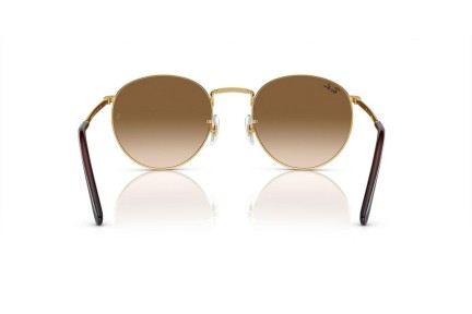 Sončna očala Ray-Ban New Round RB3637 001/51 Okrogla Zlata