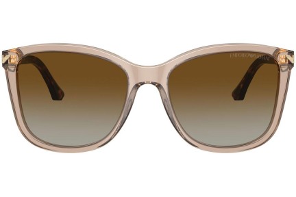 Sončna očala Emporio Armani EA4060 5850T5 Polarized Kvadratna Bež