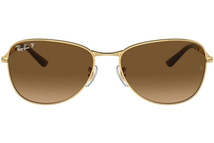 Sončna očala Ray-Ban RB3733 001/M2 Polarized Pilotska Zlata