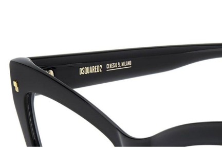 Očala Dsquared2 D20152 807 Cat Eye Črna