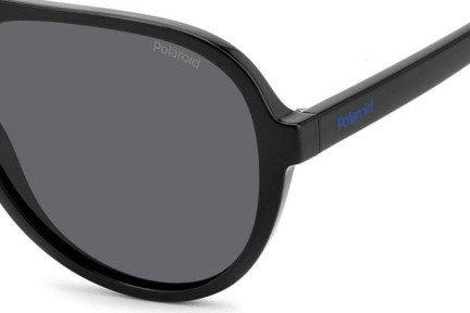 Sončna očala Polaroid Junior PLD8046/S/T 807/M9 Polarized Pilotska Črna