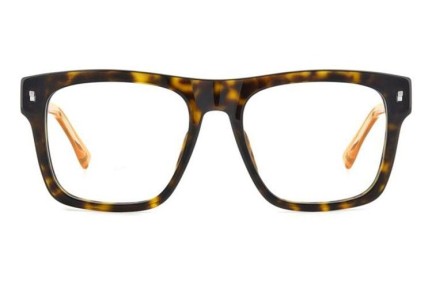 Očala Dsquared2 ICON0018 L9G Flat Top Havana