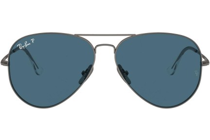 Sončna očala Ray-Ban RB8089 165/S2 Polarized Pilotska Srebrna