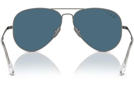 Sončna očala Ray-Ban RB8089 165/S2 Polarized Pilotska Srebrna