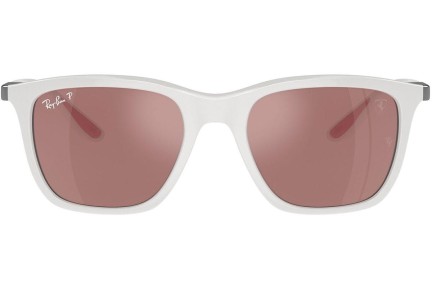 Sončna očala Ray-Ban RB4433M F625H2 Polarized Pravokotna Bela