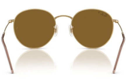 Sončna očala Ray-Ban RBR0103S 001/83 Polarized Okrogla Zlata