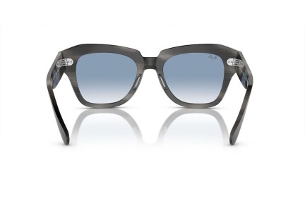 Sončna očala Ray-Ban State Street RB2186 14043F Kvadratna Siva