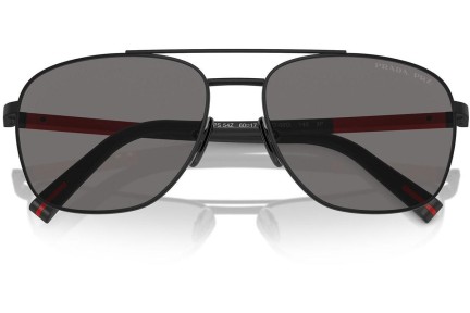 Sončna očala Prada Linea Rossa PS54ZS 1BO02G Polarized Ovalna Črna