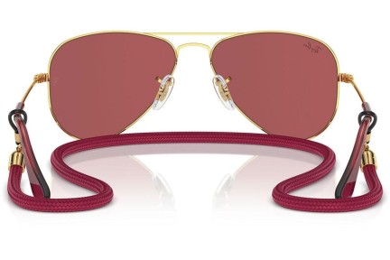 Sončna očala Ray-Ban Junior Aviator Junior RJ9506S 223/B5 Pilotska Zlata