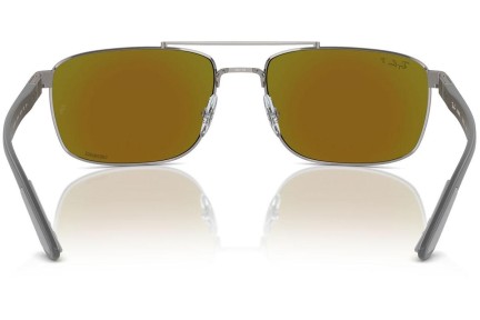 Sončna očala Ray-Ban RB3737CH 004/A1 Polarized Pravokotna Siva