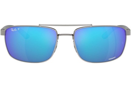 Sončna očala Ray-Ban RB3737CH 004/A1 Polarized Pravokotna Siva