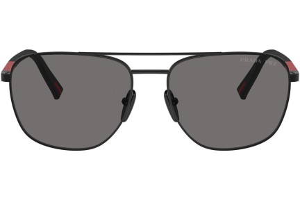 Sončna očala Prada Linea Rossa PS54ZS 1BO02G Polarized Ovalna Črna