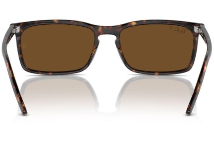 Sončna očala Ray-Ban RB4435 902/57 Polarized Pravokotna Havana