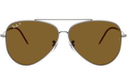 Sončna očala Ray-Ban Aviator Reverse RBR0101S 004/83 Polarized Pilotska Srebrna