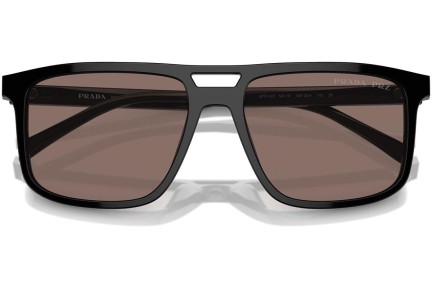 Sončna očala Prada PRA22S 16K30H Polarized Kvadratna Črna