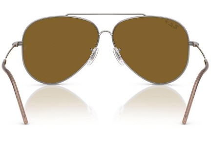 Sončna očala Ray-Ban Aviator Reverse RBR0101S 004/83 Polarized Pilotska Srebrna