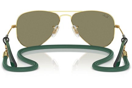 Sončna očala Ray-Ban Junior Aviator Junior RJ9506S 223/6R Pilotska Zlata