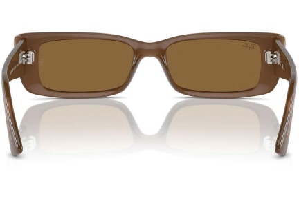 Sončna očala Ray-Ban RB4425 677973 Pravokotna Rjava