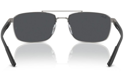 Sončna očala Ray-Ban RB3737 004/87 Pravokotna Siva