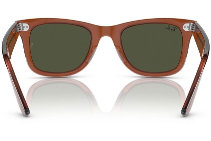 Sončna očala Ray-Ban Wayfarer RB2140F 677631 Kvadratna Rjava