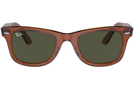 Sončna očala Ray-Ban Wayfarer RB2140F 677631 Kvadratna Rjava