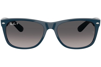 Sončna očala Ray-Ban New Wayfarer RB2132 6796M3 Polarized Kvadratna Modra